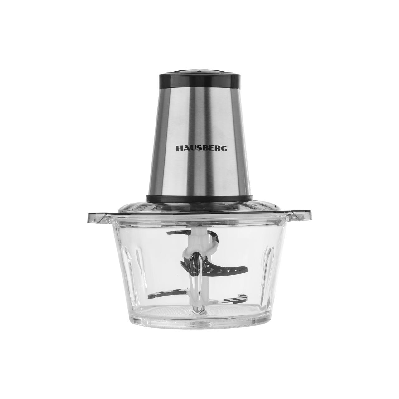 Tocator Hausberg HB-4506, 450W, 3l, toaca, taie, macina, amesteca
