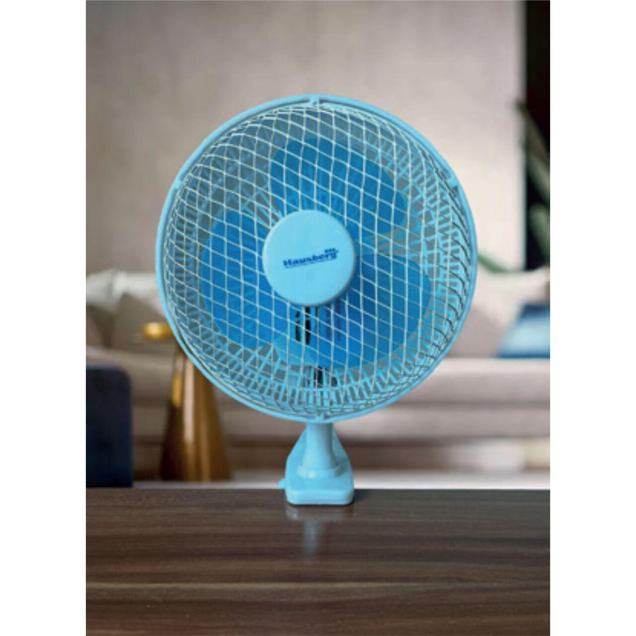 Ventilator birou HAUSBERG HB-5550, 15W-20W, diametru 15 cm, 2 trepte viteze