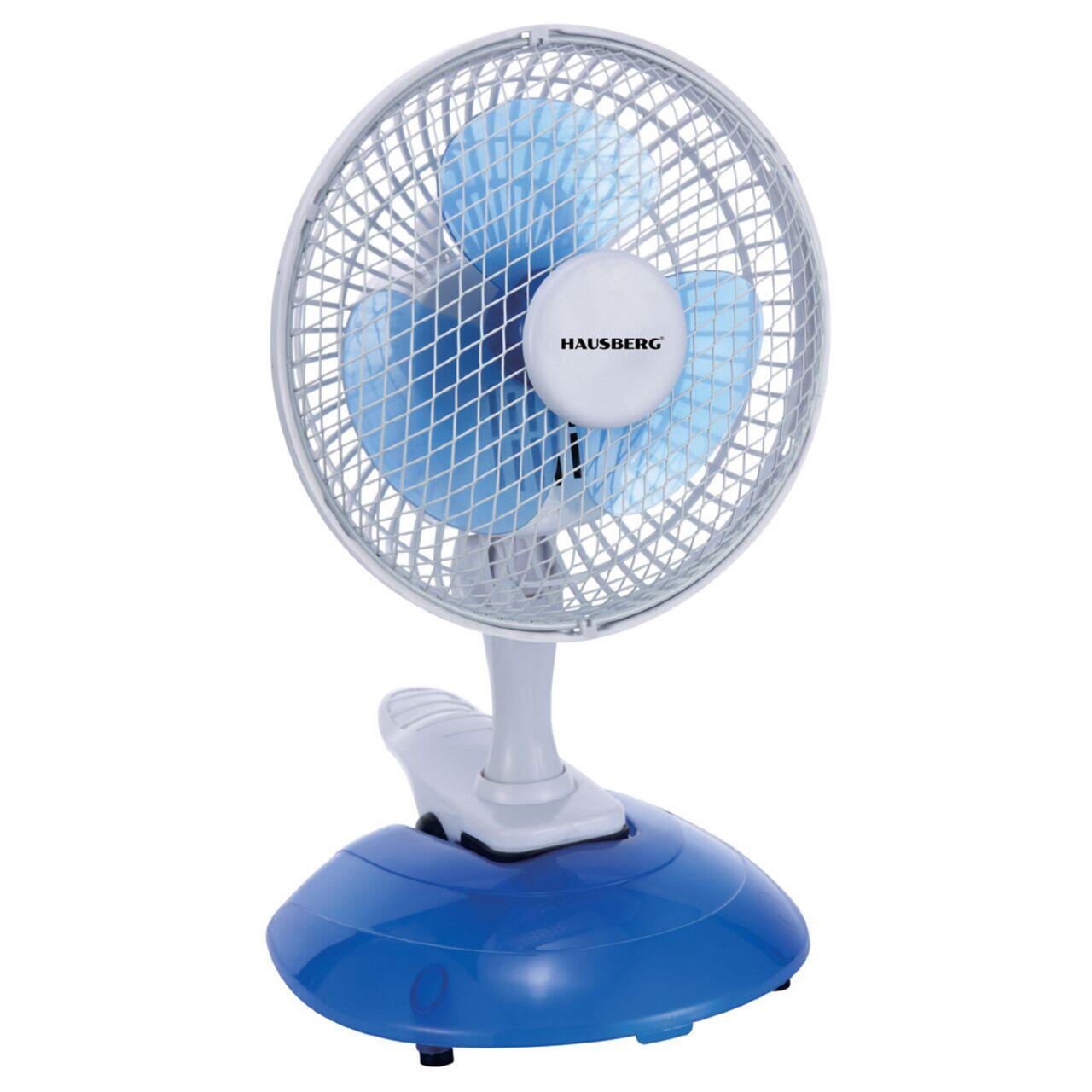 Ventilator birou HAUSBERG HB-5550, 15W-20W, diametru 15 cm, 2 trepte viteze
