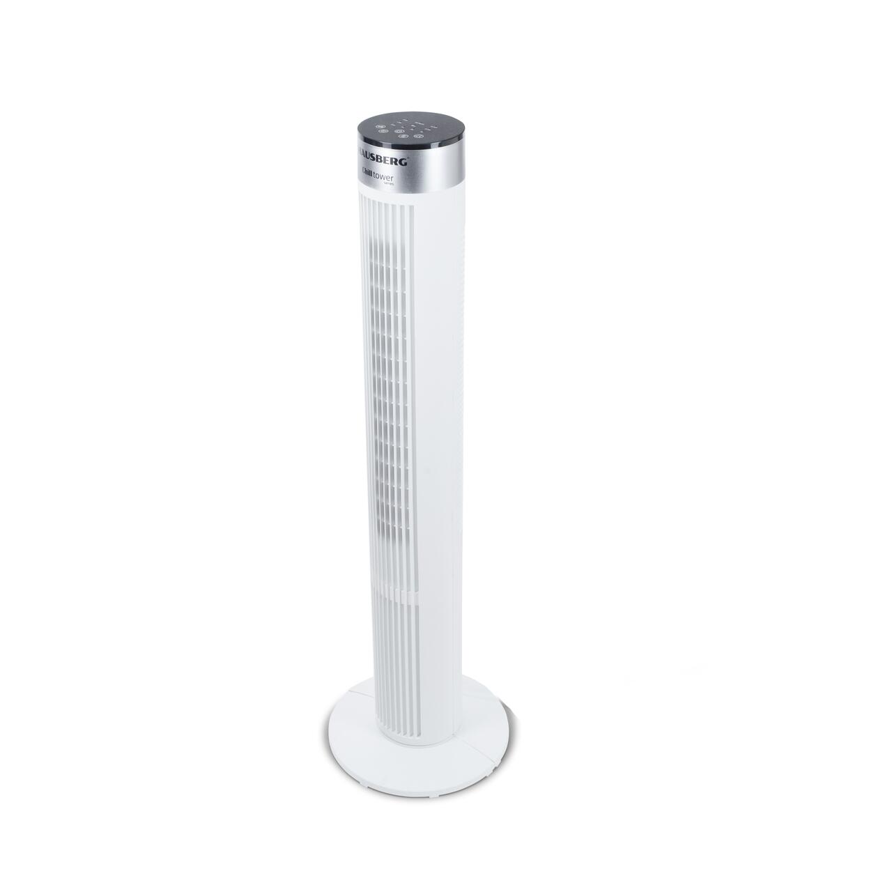 Ventilator turn HAUSBERG HB-5952AB, 55W, 38 inch, 3 viteze, temporizator 24h, LED, oscilatie, telecomanda