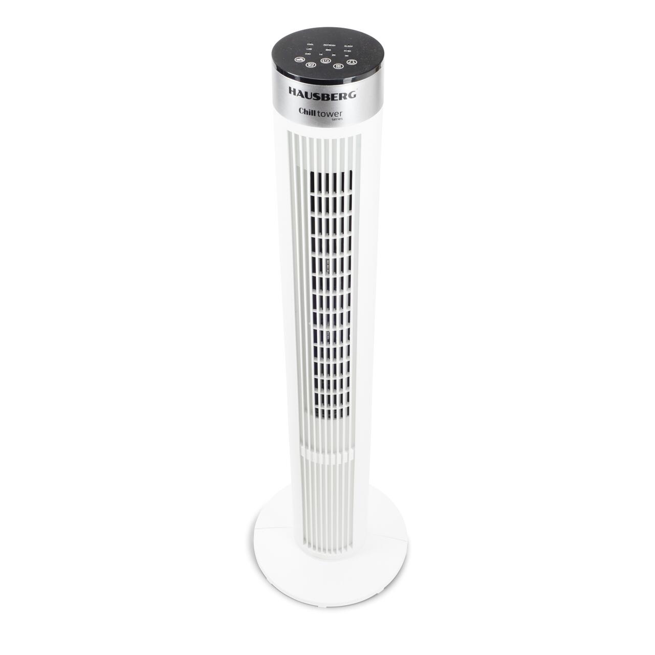 Ventilator turn HAUSBERG HB-5952AB, 55W, 38 inch, 3 viteze, temporizator 24h, LED, oscilatie, telecomanda