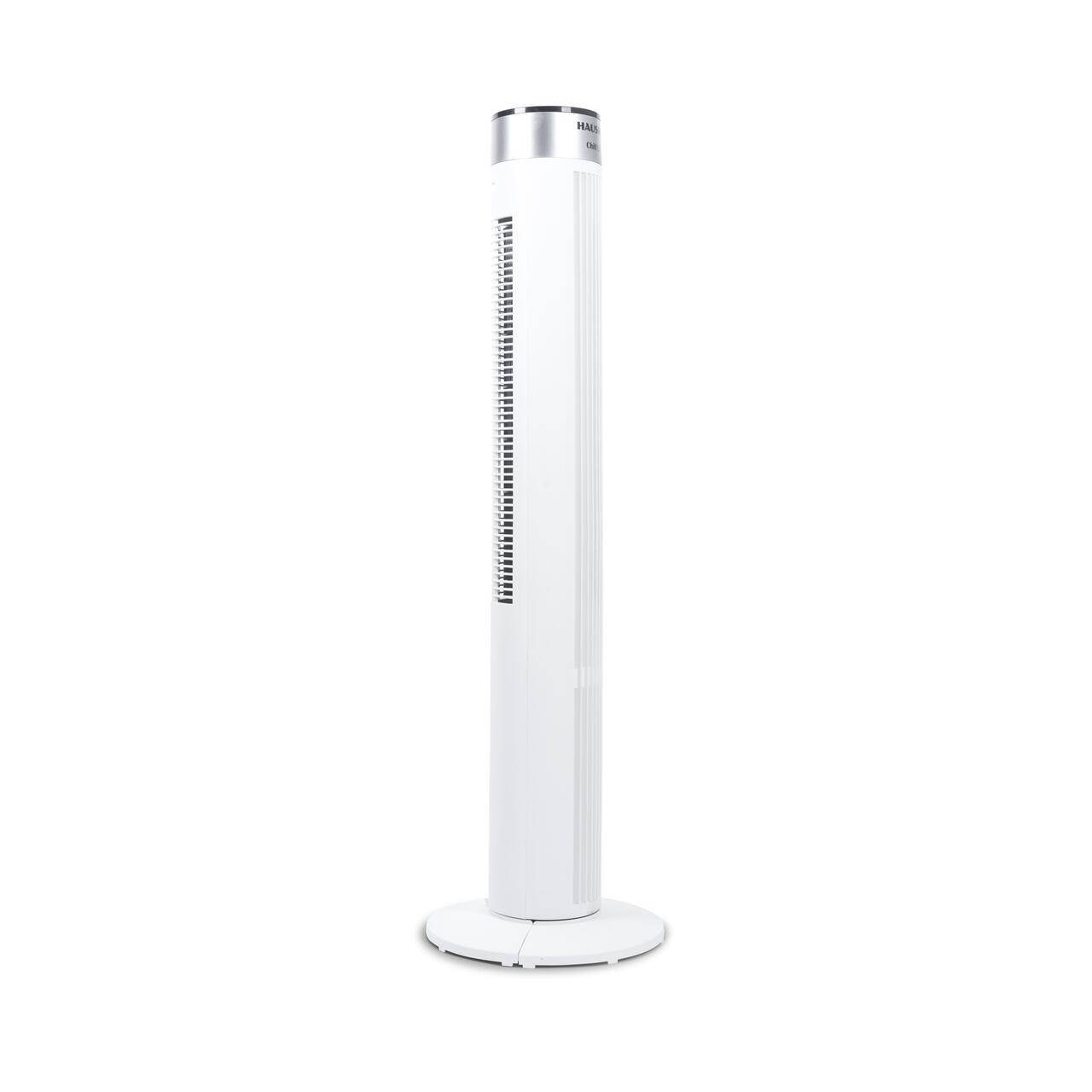 Ventilator turn HAUSBERG HB-5952AB, 55W, 38 inch, 3 viteze, temporizator 24h, LED, oscilatie, telecomanda