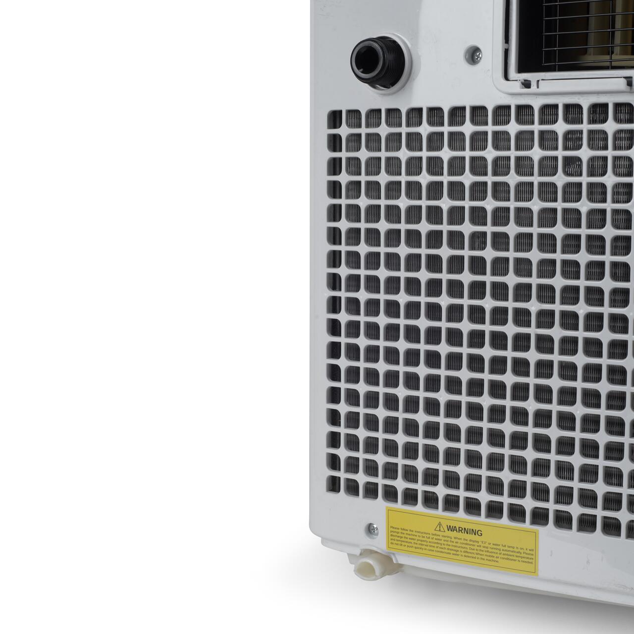 Aparat aer conditionat portabil Hausberg HB-5960AB, 9000 BTU, 1920W, 300 m3/h, LCD, alb