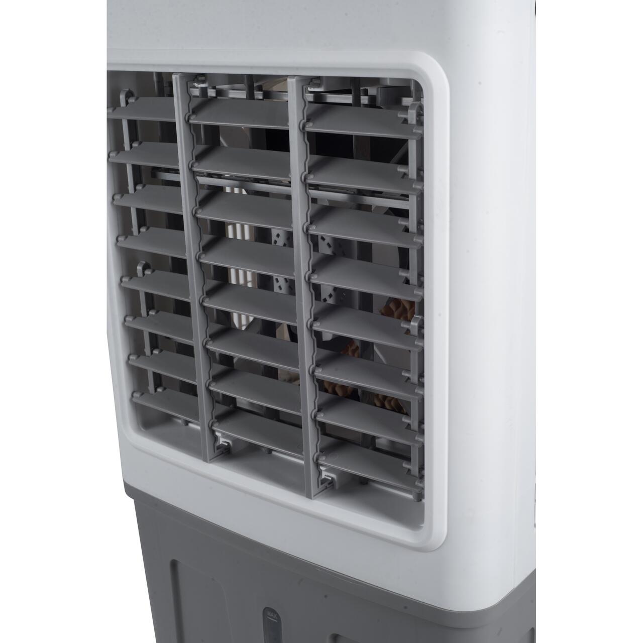 Racitor de aer portabil Hausberg HB-5961AB, 75W, rezervor 20L, 3 viteze, control mecanic, 2 cutii gheata