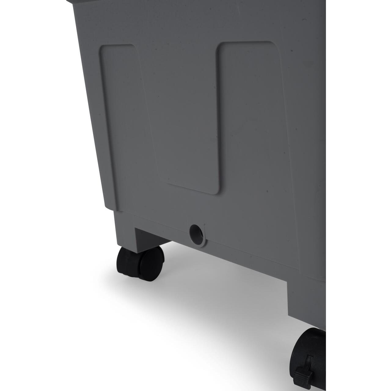 Racitor de aer portabil Hausberg HB-5961AB, 75W, rezervor 20L, 3 viteze, control mecanic, 2 cutii gheata