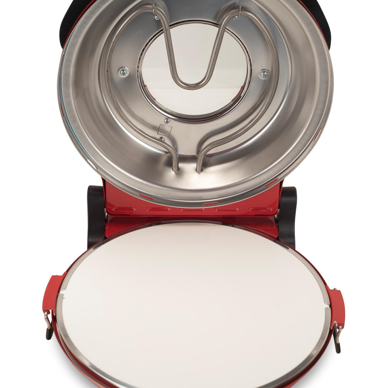 Cuptor special pentru pizza XL HAUSBERG HB-675RS cu suprafata de coacere din piatra, termoregulator pana la 405° C