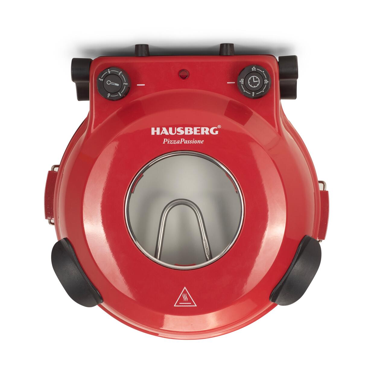 Cuptor special pentru pizza XL HAUSBERG HB-675RS cu suprafata de coacere din piatra, termoregulator pana la 405° C