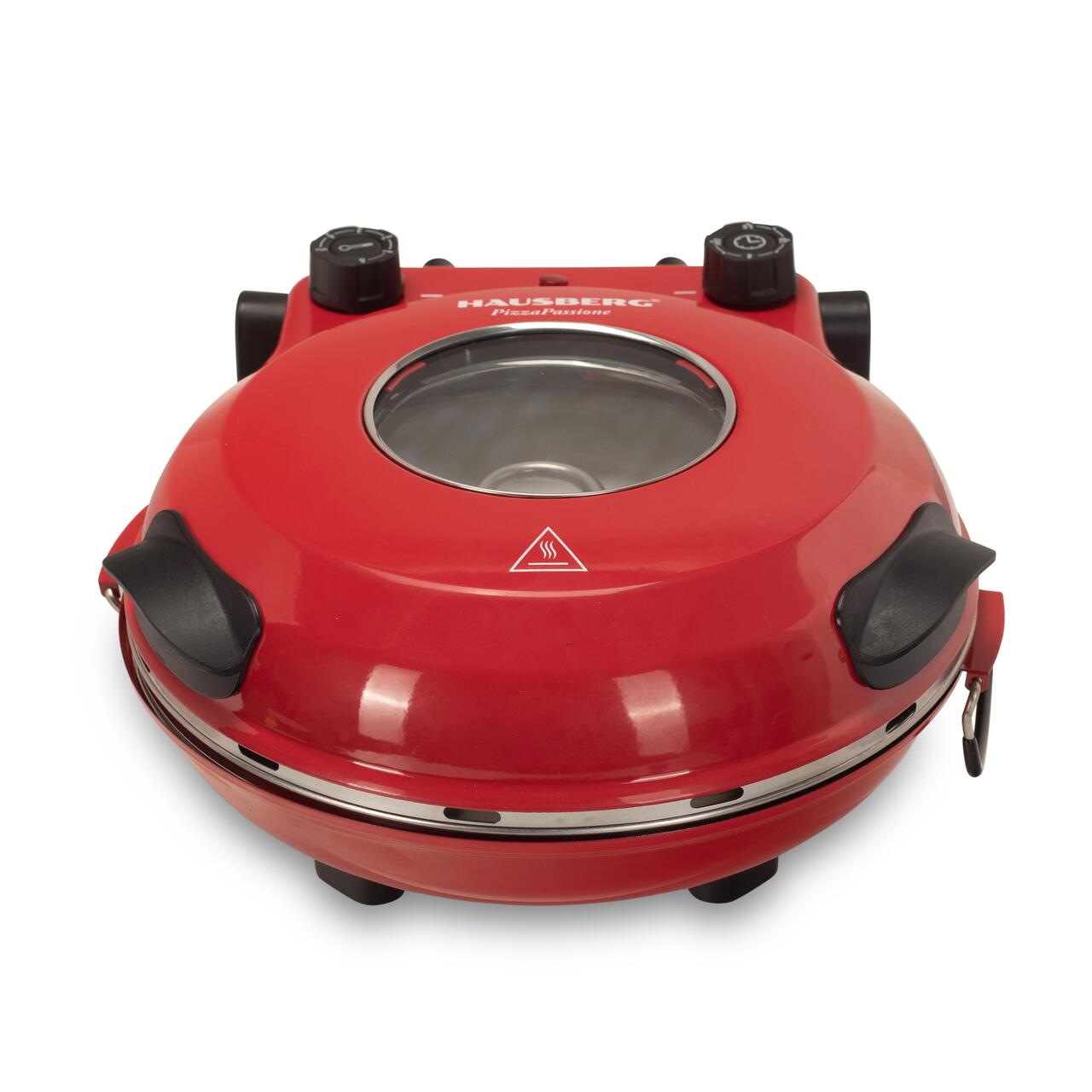 Cuptor special pentru pizza XL HAUSBERG HB-675RS cu suprafata de coacere din piatra, termoregulator pana la 405° C