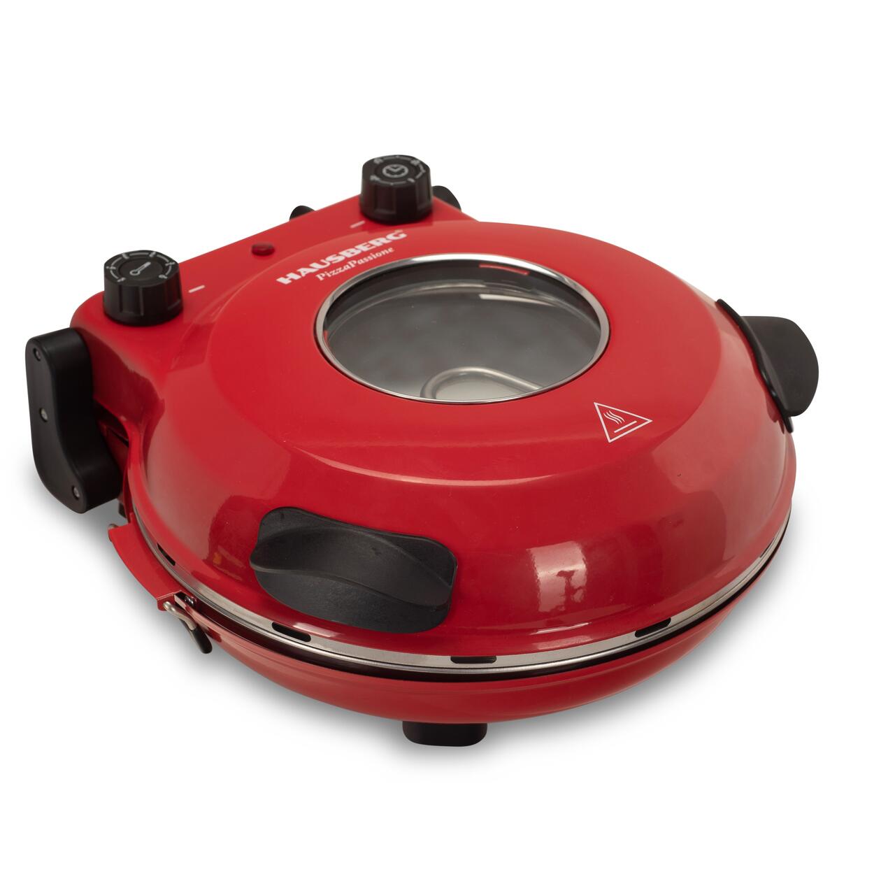Cuptor special pentru pizza XL HAUSBERG HB-675RS cu suprafata de coacere din piatra, termoregulator pana la 405° C