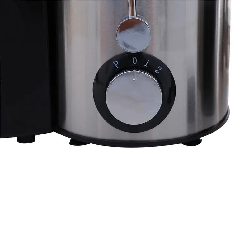 Storcator de fructe si legume Hausberg HB-7645, 600W, 2 viteze + Turbo, recipient pulpa 1L, recipient suc 550 ml, accesoriu impingere
