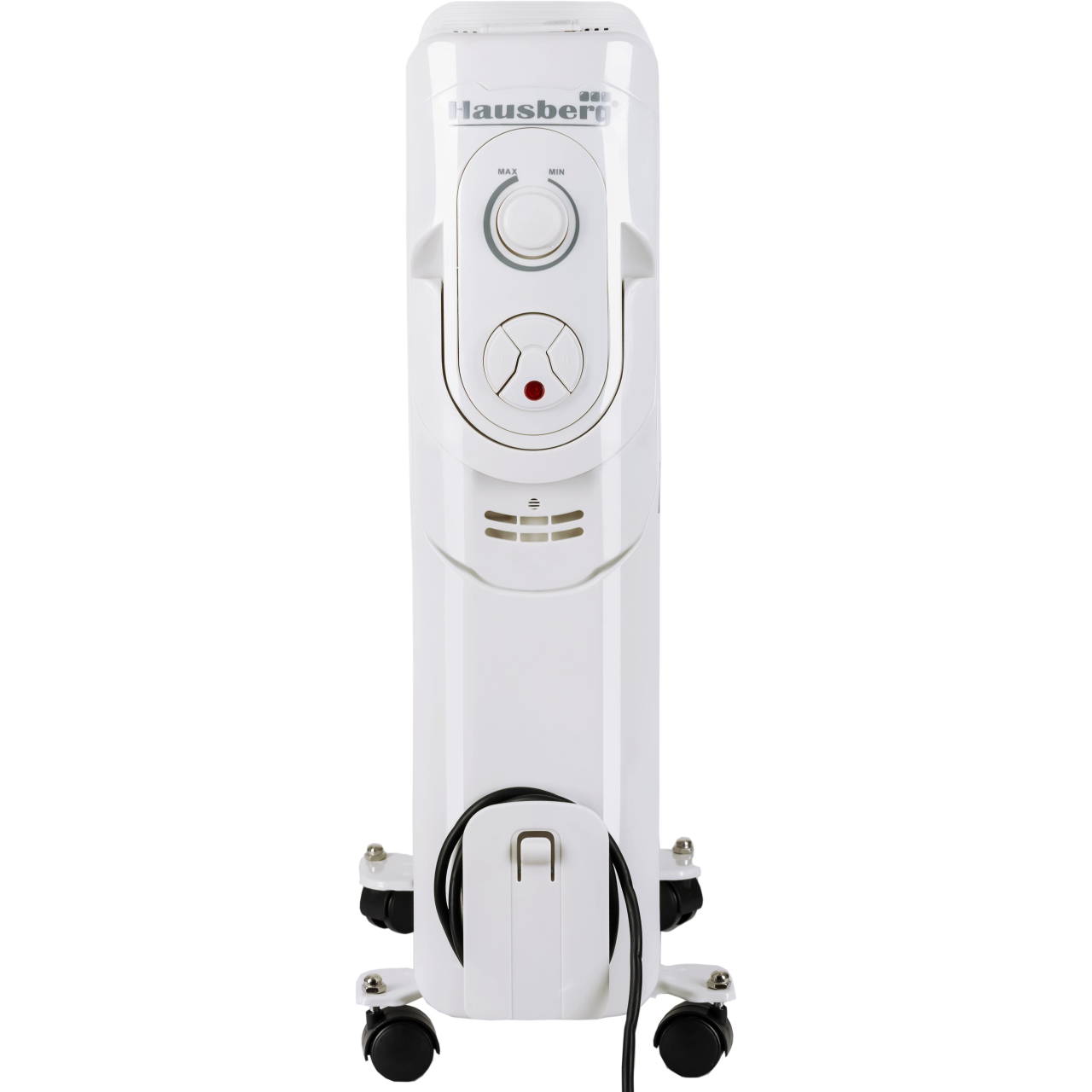 Calorifer electric Hausberg HB-8900, 1500W, 7 elementi, 3 nivele de putere, termostat reglabil