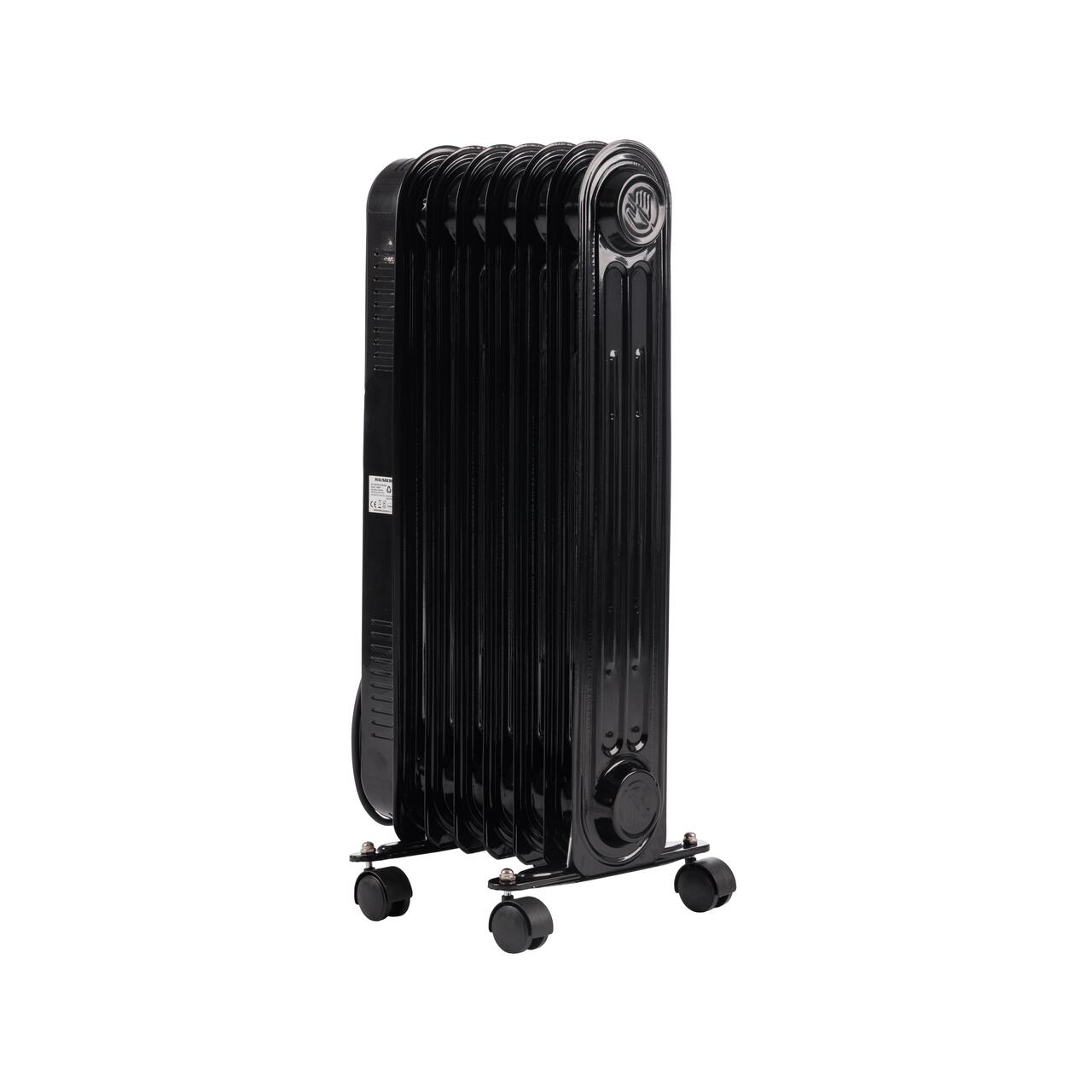Calorifer electric cu ulei HAUSBERG HB-8905, 3 trepte, max1500 W, 7 elementi, termostat reglabil