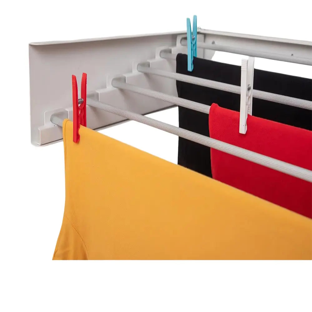 Uscator de rufe Kluder, Montabil pe perete, Aluminiu, Alb, 1000 x 500 mm