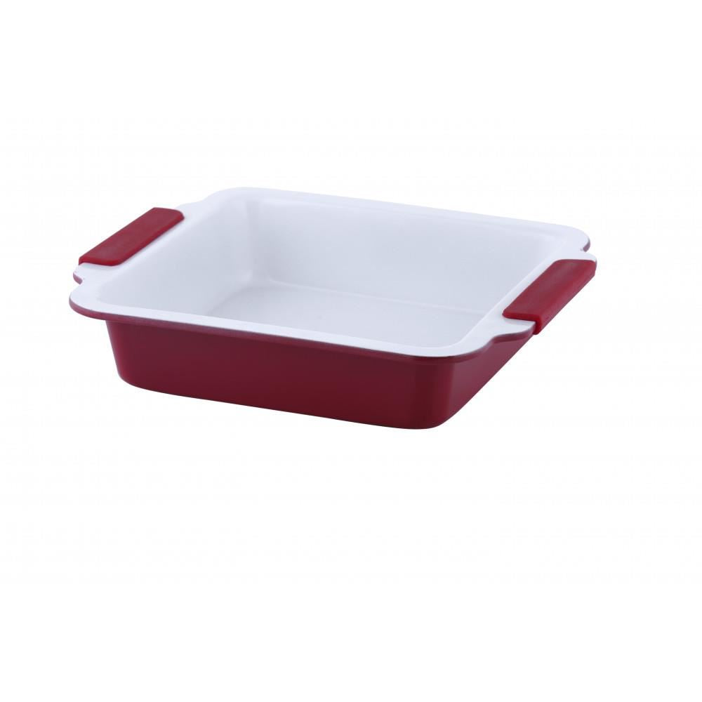 Tava Pentru Prajituri ERTONE MN751, Forma dreptunghiulara ceramica, dimensiune 30x26,5 cm
