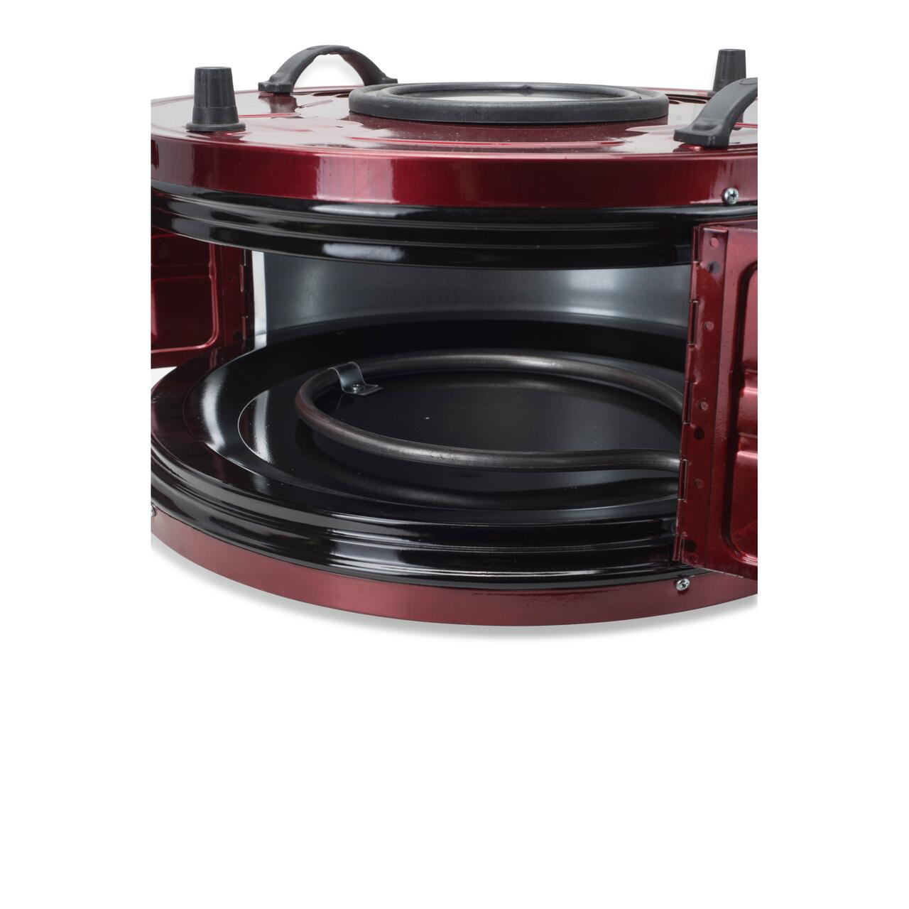 Cuptor electric rotund cu termostat Ertone MN-9010VS, Putere: 220-230V, 50Hz, 2 rezistente electrice 2 x 650W, capacitate 40l, indicator luminos