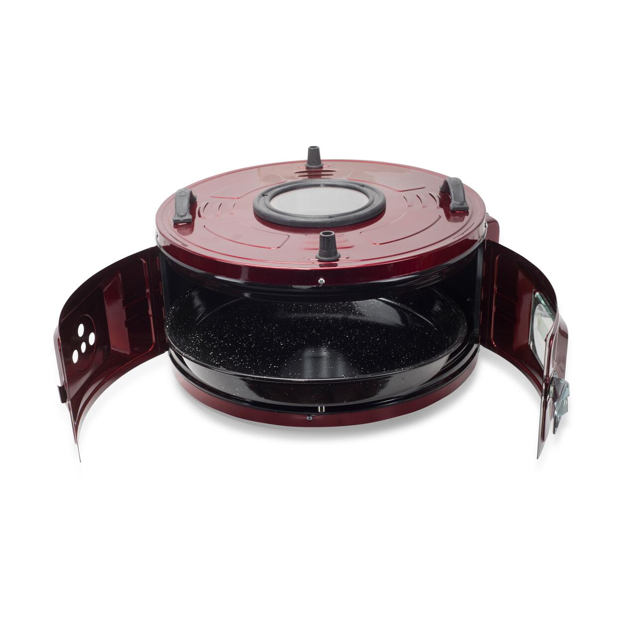 Cuptor electric rotund cu termostat Ertone MN-9010VS, Putere: 220-230V, 50Hz, 2 rezistente electrice 2 x 650W, capacitate 40l, indicator luminos