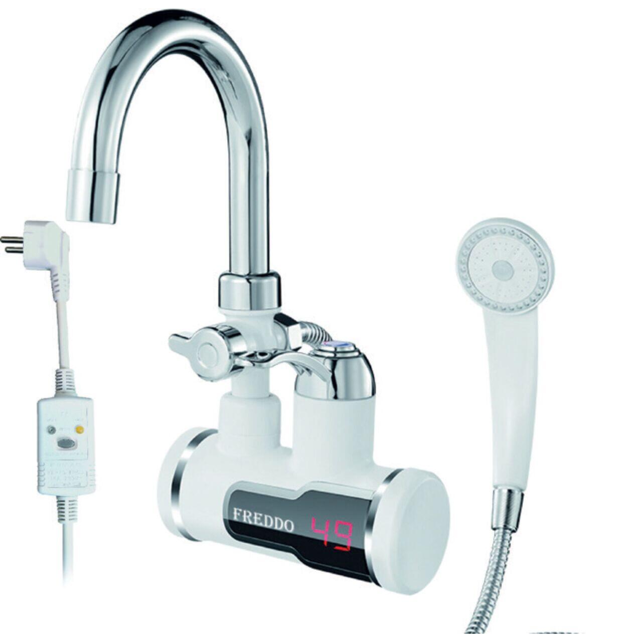 Robinet electric (instant apa calda) Freddo SN0045- 3000W- 60 grade- para de dus anticalcar