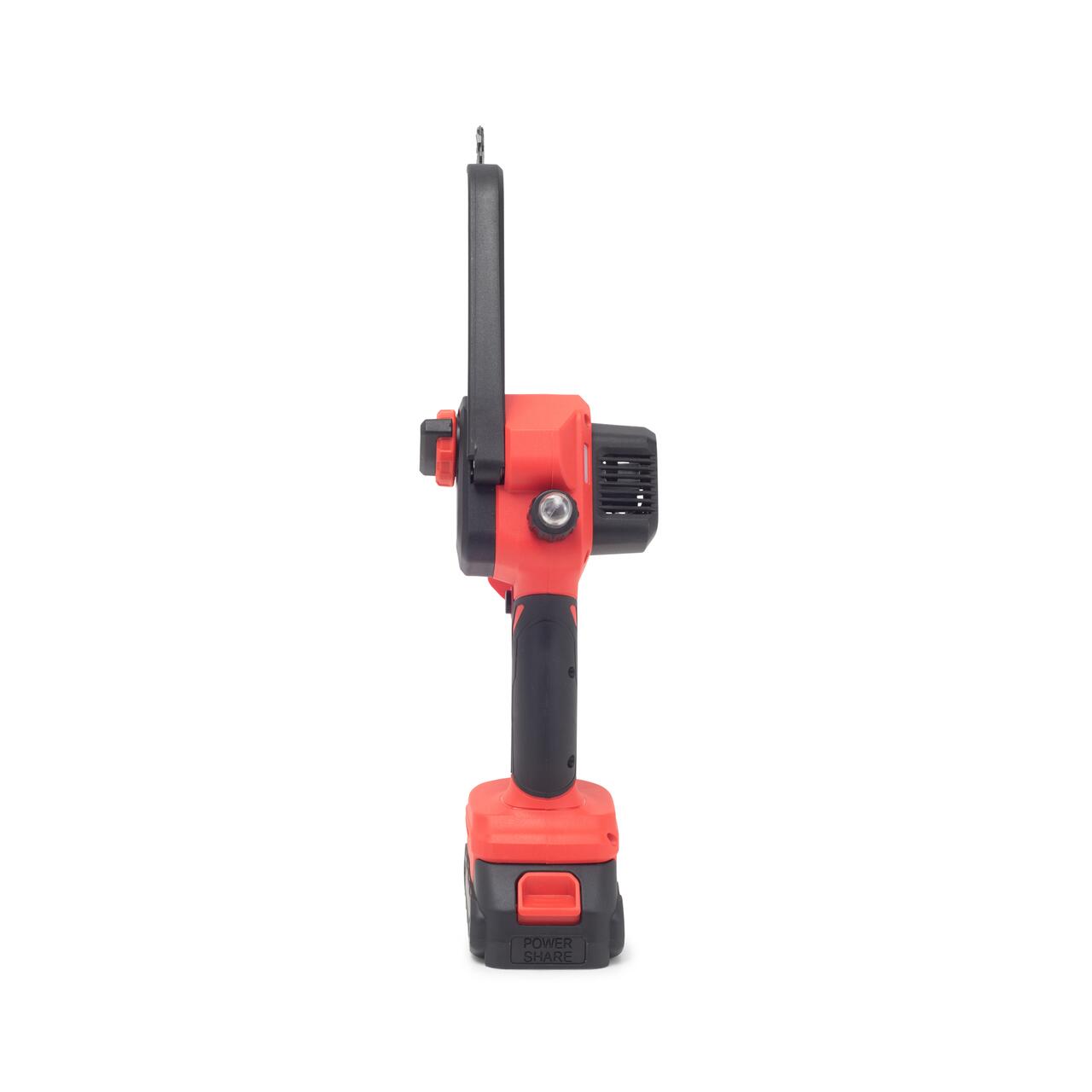 Mini drujba TATTA TD-5300, fierastrau electric cu acumulator 6”, 21V, portabila, teiere lemn, compacta