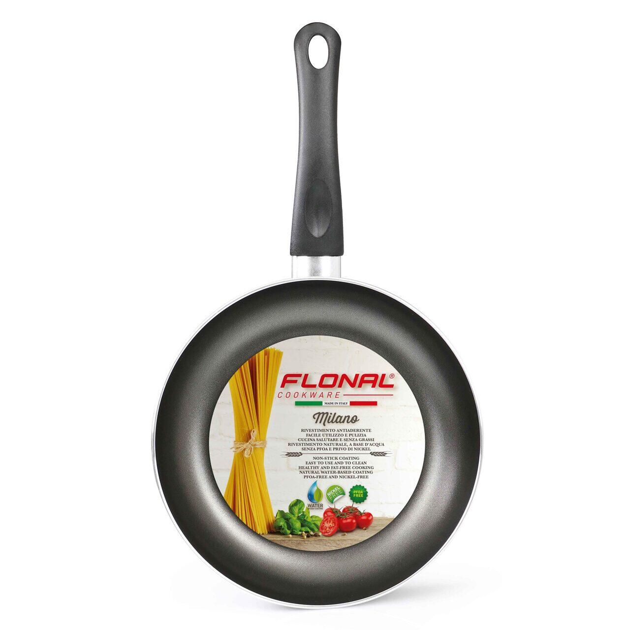 Tigaie din aluminiu Flonal FLCPS2660, 26cm, interior antiaderent cu efect de piatra, Mineralit