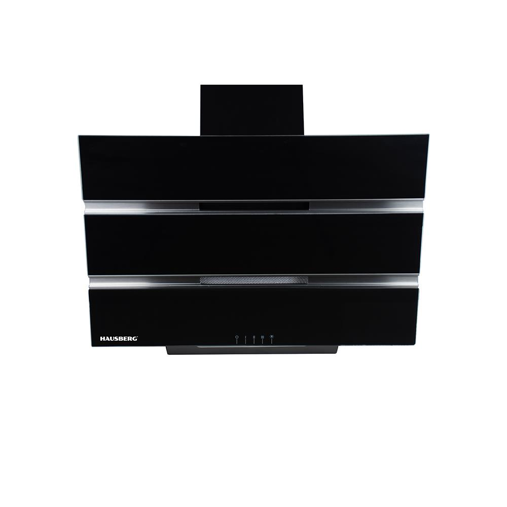 Hota Incorporabila decorativa Hausberg HB-1815NG, 60 cm, putere de absorbtie 450m3/h, Filtru aluminiu